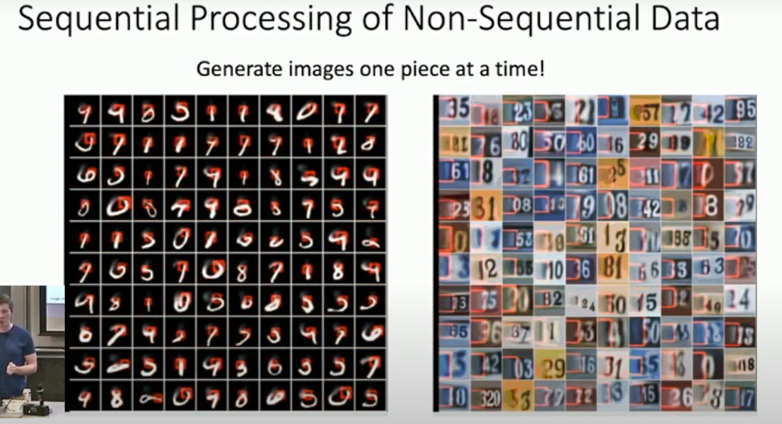 Sequential Processing of Non-Sequential Data